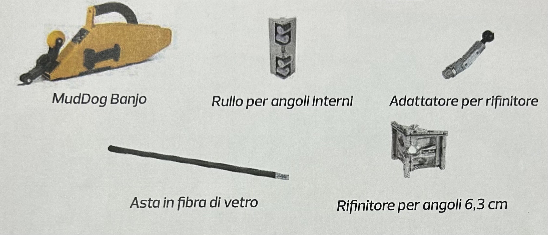 KIT TAPETECH BANJO+RULLO+RIFINITORE+ASTA+ADATTATORE